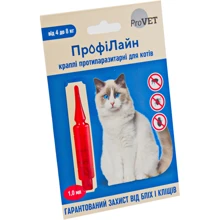 Капли на холку Природа ПрофиЛайн для кошек от 4 до 8 кг 1уп.(1 пипетка1,0мл) (инсектоакарицид) ( PR241267): Тип Капли