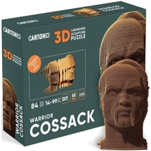 Картонний конструктор Cartonic 3D Puzzle COSSACK WARRIOR: Вид история