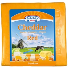Сыр Daily Dairy Red Cheddar 50% 200 г: Вес нетто 200 г