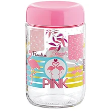 Емкость для хранения Банка RENGA Flamingo PINK 0.66 л (131122 P): Тип Банка