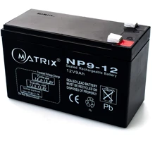 Matrix 12V 9AH (NP9-12): Тип Аккумулятор