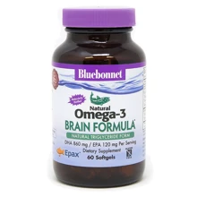 Bluebonnet Nutrition, Natural Omega-3, Brain Formula, 60 Softgels (944): Тип Омега 3