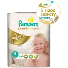 Подгузники Pampers Premium Care Maxi (7-14 кг) Стандарт 24шт (4015400278788): Тип Подгузники
