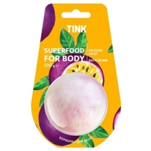 Tink Superfood For Body Passion Fruit Bath Bomb Бомбочка-гейзер для ванны 200 g: Назначение Расслабление, Ароматизация