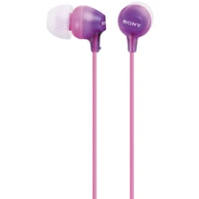 Наушники Sony MDR-EX15LP Violet: Тип конструкции вакуумные