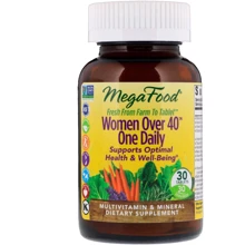 MegaFood Women Over 40 One Daily 30 Tabs Мультівітаміни для жінок: Тип мультивітаміни