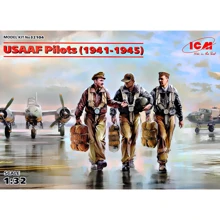 Набор фигурок ICM Пилоты ВВС США (1941-1945), 3 фигуры (ICM32104): Производитель ICM
