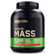 Гейнер Optimum Nutrition Serious Mass 2727 g /8 servings/ Strawberry: Пол Унисекс