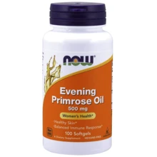 NOW Foods EVENING PRIMROSE 500 mg 100 SGELS Масло примули вечірньої: Тип Масло вечірньої примули