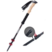 Трекінгова палиця Naturehike NH20DS003, 135 см, чорний/червоний (6976023924699): Виробник Naturehike