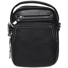 Мужская сумка через плечо Ricco Grande черная (K16066-black): Пол Мужской