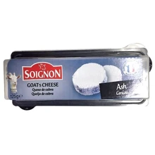 Сыр козий в пепле Soignon 125 г (WT2192): Вес нетто 125 г