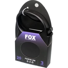Поводок-рулетка Fox FD808 черный лента 3мх20кг (FD808-3M-Black): Тип шнура Лента