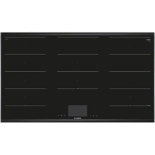 Варочная поверхность электрическая Bosch PXX975KW1E: Расположение панели спереди