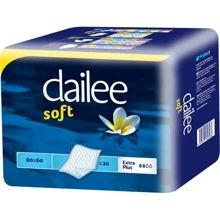 Пелюшки Dailee Soft Extra Plus одноразові 60х60 см 20шт (8595611623936): undefined undefined