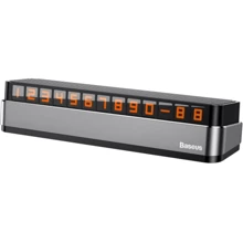 Табличка для парковки с номером телефона Baseus Moonlight Box Series Temporary Parking Number Plate ACNUM-B0G: Производитель Baseus