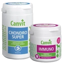Набор для суставов и связок Canvit Chondro Super for dogs 230 г + витамины комплекс для укрепления общего иммунитета Canvit Imuno 100 г (cancombo): Производитель Canvit