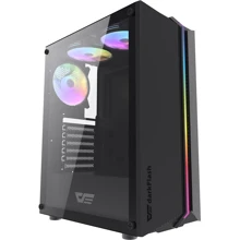 Корпус DarkFlash DK151 Black: Форм-фактор материнской платы ATX / ITX / Micro-ATX