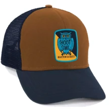Мужская бейсболка Fishpond Hoot Owl Hat коричневая (FPHOH-S/D): Производитель Fishpond