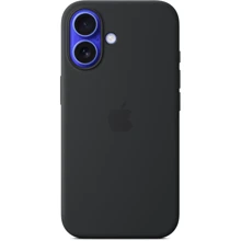 Чехол для iPhone Apple iPhone 16 Silicone Case with MagSafe - Black (MYY13ZM/A): Цвет черный