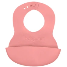 Нагрудник BabyOno мягкий с регулируемой застежкой 32x23 см розовый (835/04): Производитель BabyOno