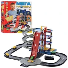 Гараж Metr + 922-7 4 поверху, машинки 4 шт 5,5 см, муз, звук: Виробник Metr+