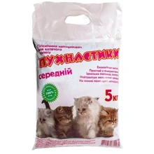 Песок Пухнастики без аромату 5 кг (средний): Вид Минеральный