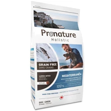 Беззерновой корм для собак Pronature Holistic Dog Mediterranea Large Bites средних и крупных пород с лососем и вялеными томатами 12 кг: Тип Сухой корм