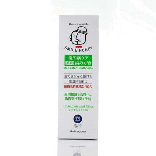 Zettoc Smile Honey Activation of Cellular Tissue Зубная паста при воспалениях и кровотечениях десен, 120 g
