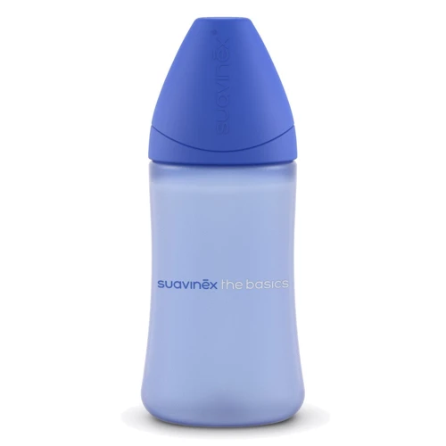 Бутылочка для кормления Suavinex Basics 270 мл 2шт синяя (307608/3): Возраст с рождения