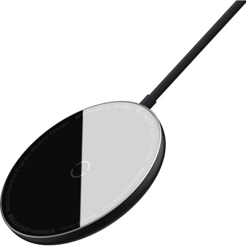 Зарядное устройство Baseus Wireless Charger MagSafe Simple Mini 15W Black (WXJK-F01) for iPhone 16 I 15 I 14 I 13 I 12 series: Особенности MagSafe