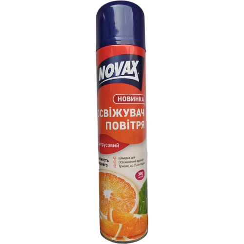 Освежитель воздуха Novax Цитрусовый 300 мл (4820267280245)