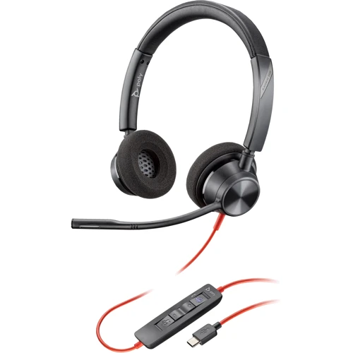 Наушники Poly BlackWire 3320-M USB-C/A Black (8X220AA)