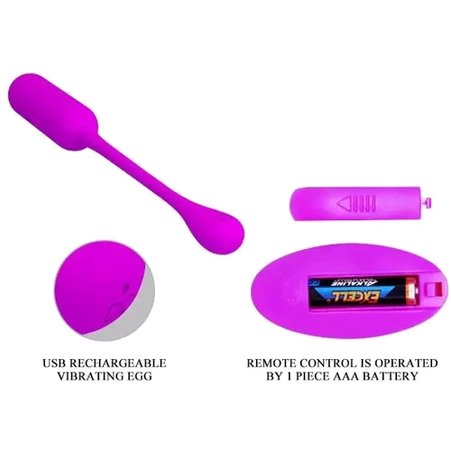 Виброяйцо Pretty Love Lechies Wireless Egg Purple