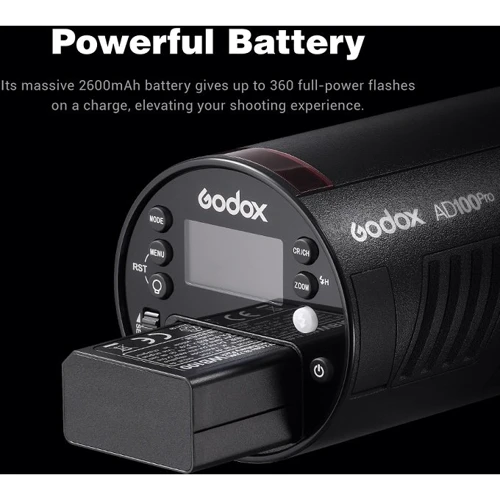 Студійний спалах Godox AD100PRO фото 7
