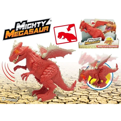 Игрушка Могучий Мегазавр рычащий и кусающий 30 см (80087-1): Тип животное