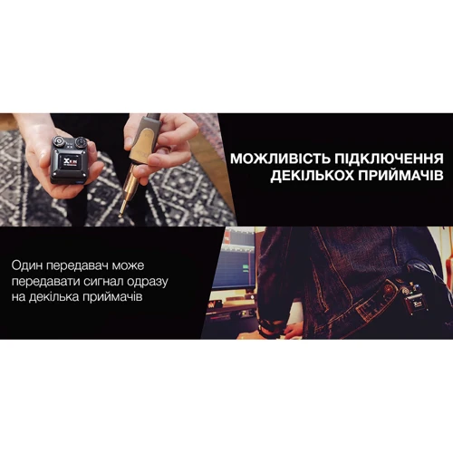 Система персонального мониторинга XVIVE U4R In-Ear Monitor Wireless System Reciever фото 3