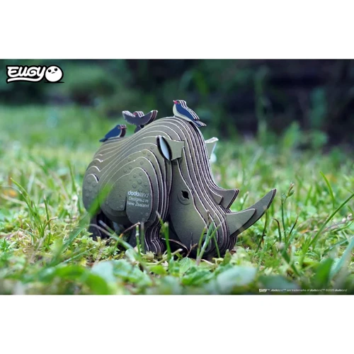 Сборная 3D модель Eugy Зоопарк: Носорог (XEG-076)