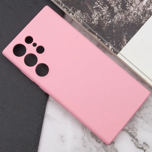 Чехол для телефонов Lakshmi Case Silicone Cover Full Camera Light Pink for Samsung S928 Galaxy S24 Ultra: Материал силикон