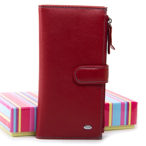 Женский кошелек Dr. Bond Rainbow красный (WRN-23 red )