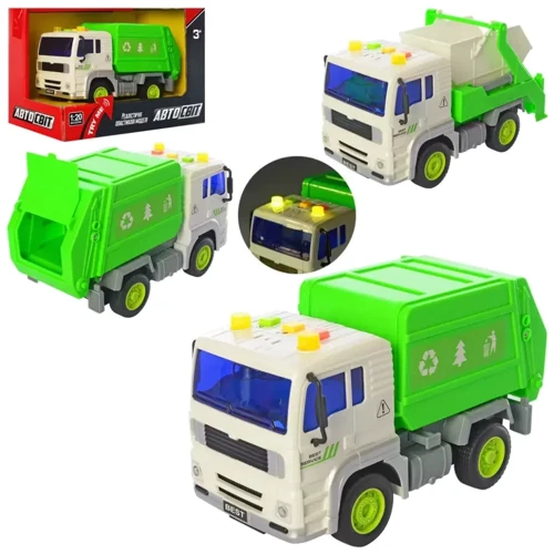 Детский игрушечный мусоровоз АвтоСвіт AS-2614 со звуком (Для строймусора)