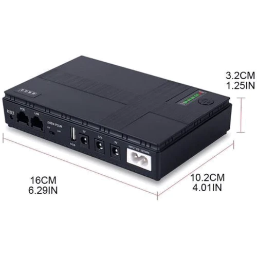 XoKo DC1018P 10400 mAh black (XK-DC1018P-BK): Количество Euro-розеток, шт Нет