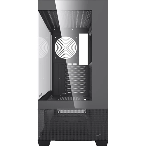 Корпус DarkFlash DS9000 Air Black: Материал передней панели сталь и закаленное стекло