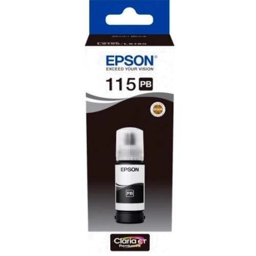 Чернила Epson 115 EcoTank PhotoBlack (C13T07D14A): Цвет Photo Black