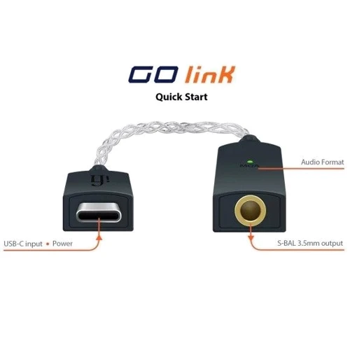 iFi GO link Black: Виходи 3.5 мм