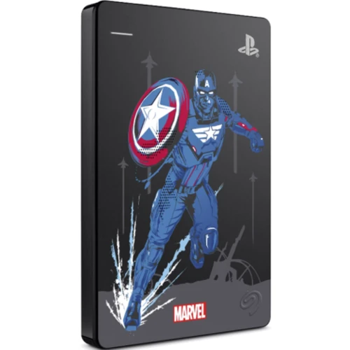 Внешний жесткий диск Seagate Marvel's Avengers Captain America Special Edition 2TB for PlayStation 4 (STGD2000107): Размеры, мм 147х113.5х12.1