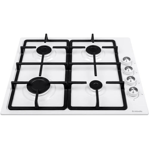 Варочная поверхность Minola MGM 615204 WH: Рабочая поверхность эмаль
