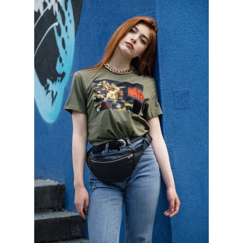 Жіноча поясна сумка Sambag Soho MSS чорна (82113101): Тип ручки Поясной ремень, Без ручки