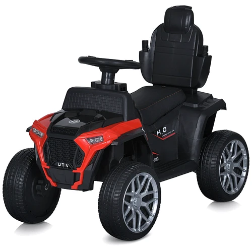 Детский электромобиль-толокар 2в1 Bambi Квадроцикл красный (M 4803EL-3)