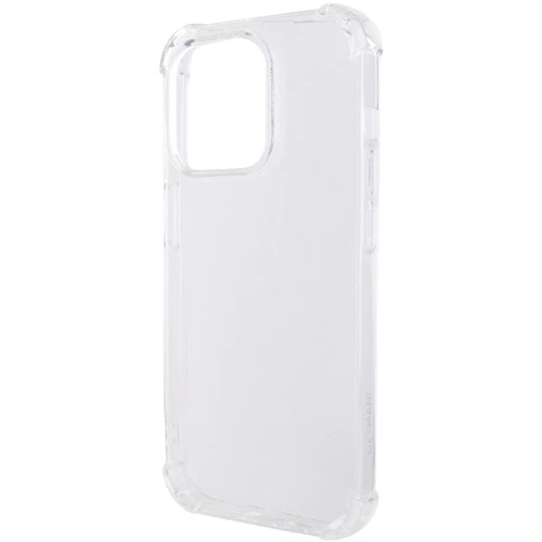 Чехол для iPhone TPU Case GETMAN Ease logo Transparent for iPhone 16 Pro: Цвет прозрачный